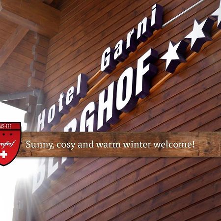 Berghof Garni - The Dom Collection Bed & Breakfast ซาสฟี ภายนอก รูปภาพ